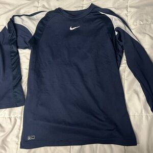 Nike Dark Blue Long Sleeve Top